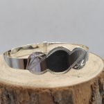 Sterling silver adjustable baby bangle