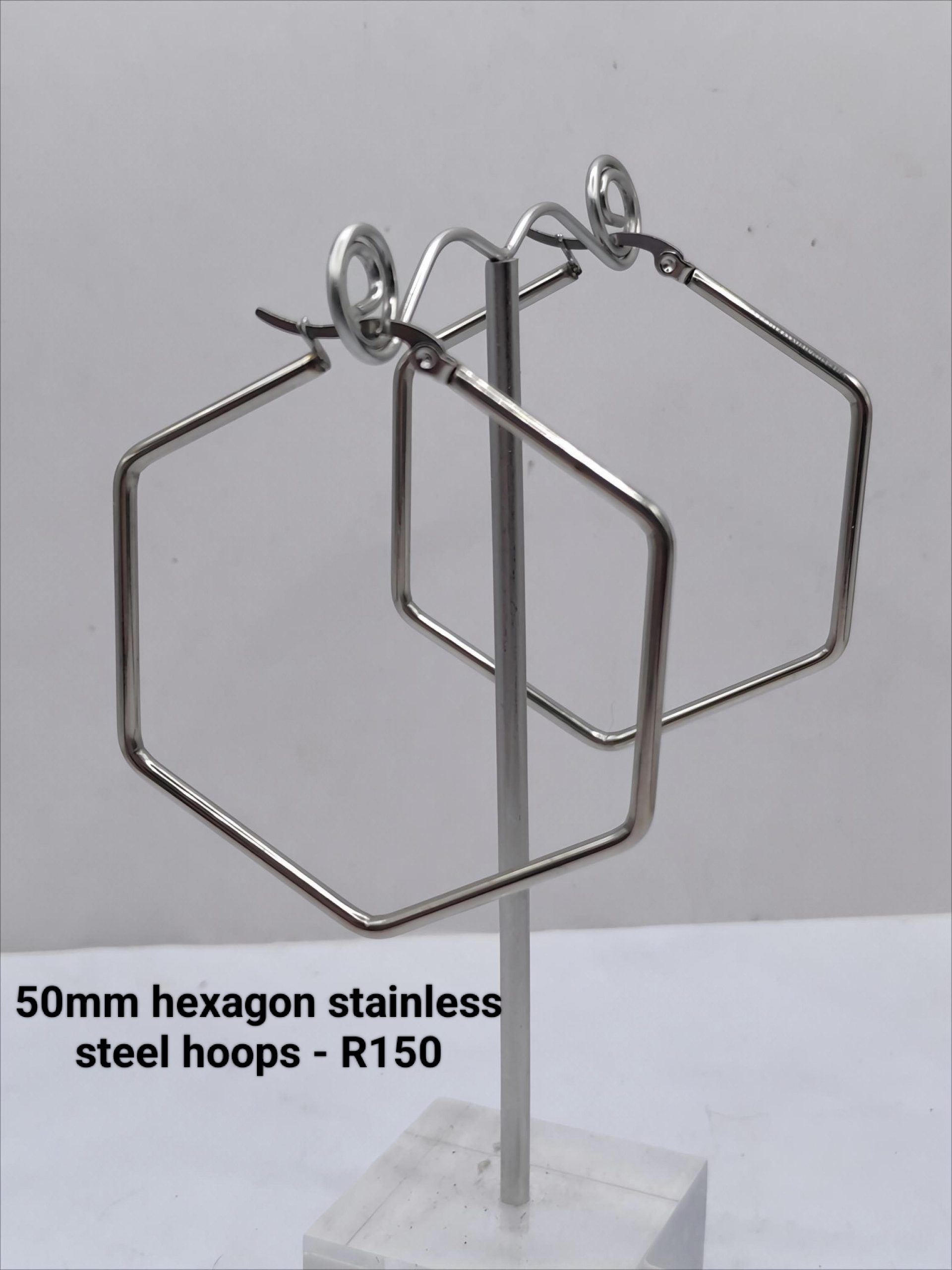 50mm hexagon stainless steel hoops